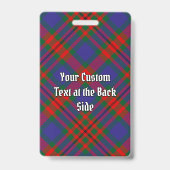 Badge Tartan du clan Carnegie (Arrière)