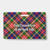 Badge Tartan du clan Christie (Arrière)