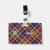 Badge Tartan du clan Christie (Avant avec clip)