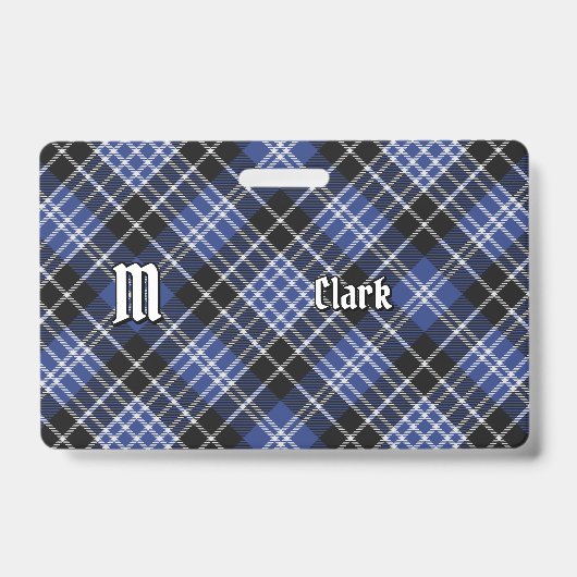 Badge Tartan du clan Clark (Avant)