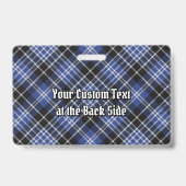 Badge Tartan du clan Clark (Arrière)