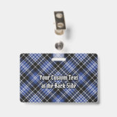Badge Tartan du clan Clark (Arrière avec clip)