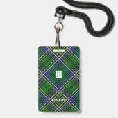 Badge Tartan du clan Cockburn (Avant avec lanière)
