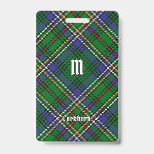 Badge Tartan du clan Cockburn