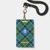 Badge Tartan du clan Colquhoun (Avant avec lanière)