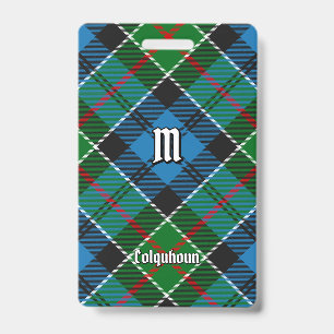 Badge Tartan du clan Colquhoun