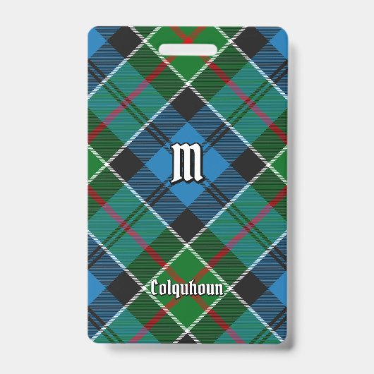 Badge Tartan du clan Colquhoun (Avant)