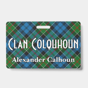 Badge Tartan du clan Colquhoun Snappy