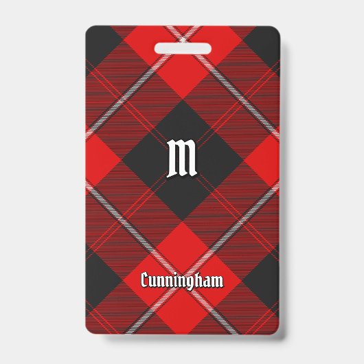Badge Tartan du clan Cunningham (Avant)
