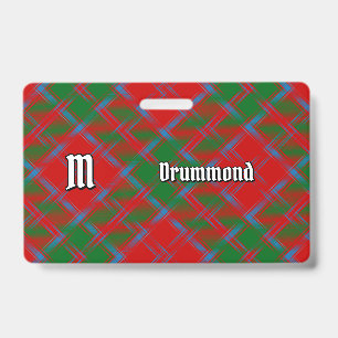 Badge Tartan du clan Drummond