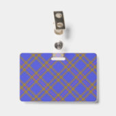 Badge Tartan du clan Elliot Snappy (Arrière avec clip)