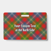 Badge Tartan du clan Forrester (Arrière)