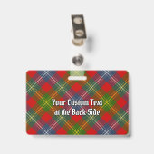 Badge Tartan du clan Forrester (Arrière avec clip)
