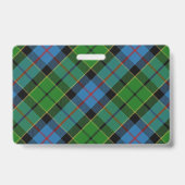 Badge Tartan du clan Forsyth Snappy (Arrière)