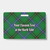 Badge Tartan du clan Henderson (Arrière)
