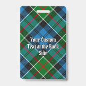 Badge Tartan du clan Kirkpatrick (Arrière)