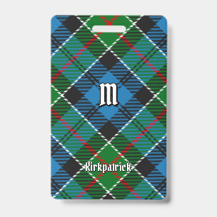 Badge Tartan du clan Kirkpatrick