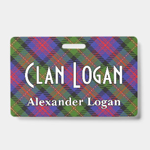 Badge Tartan du clan Logan Snappy
