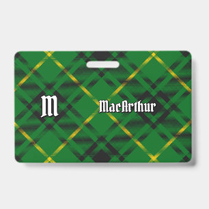 Badge Tartan du clan MacArthur