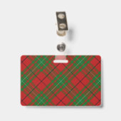 Badge Tartan du clan MacAulay Snappy (Arrière avec clip)