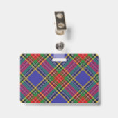 Badge Tartan du Clan MacBeth Snappy (Arrière avec clip)
