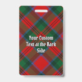 Badge Tartan du Clan MacDuff (Arrière)