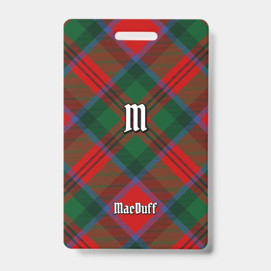 Badge Tartan du Clan MacDuff (Avant)