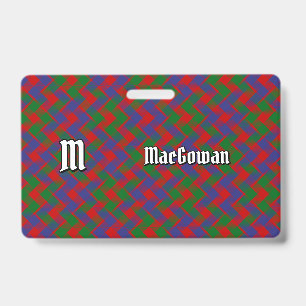 Badge Tartan du clan MacGowan
