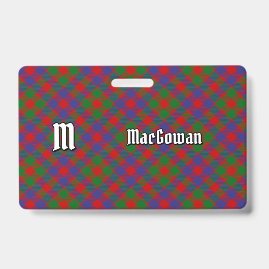 Badge Tartan du clan MacGowan (Avant)