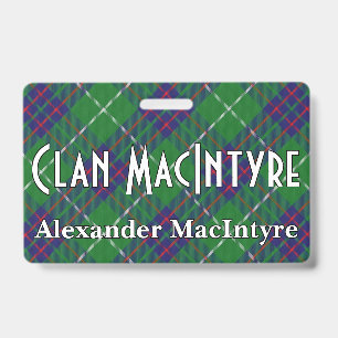 Badge Tartan du clan MacIntyre Snappy