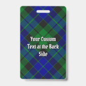 Badge Tartan du clan MacKay (Arrière)