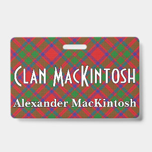 Badge Tartan du clan MacKintosh Snappy
