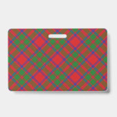Badge Tartan du clan MacKintosh Snappy (Arrière)