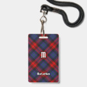 Badge Tartan du clan MacLachlan (Avant avec lanière)