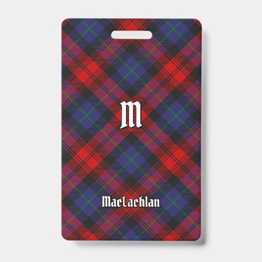 Badge Tartan du clan MacLachlan (Avant)
