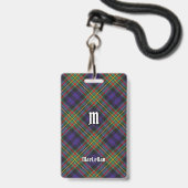 Badge Tartan du clan MacLellan (Avant avec lanière)