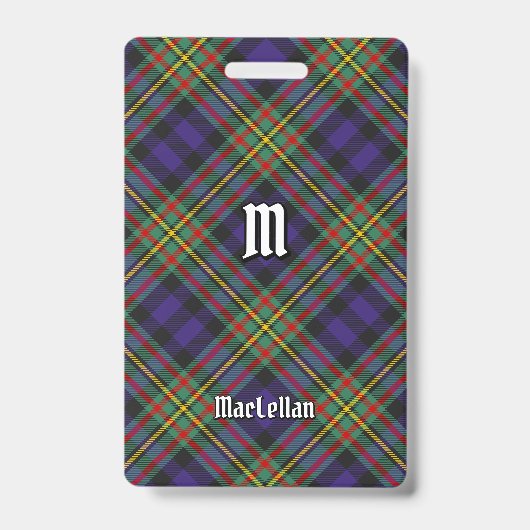 Badge Tartan du clan MacLellan (Avant)