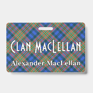 Badge Tartan du Clan MacLellan Snappy