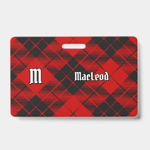 Badge Tartan du clan Macleod de Raasay