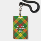 Badge Tartan du clan MacMillan (Arrière avec lanière)