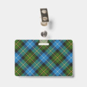 Badge Tartan du clan MacNeil Snappy (Arrière avec clip)