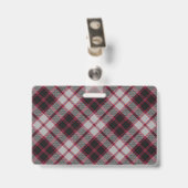 Badge Tartan du clan MacPherson Snappy (Arrière avec clip)