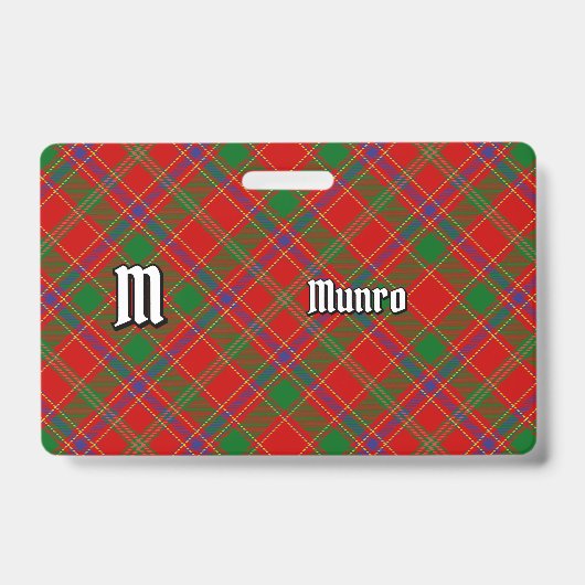 Badge Tartan du clan Munro (Avant)