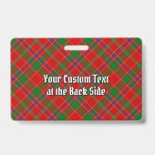 Badge Tartan du clan Munro (Arrière)