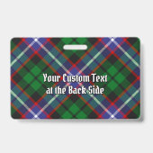 Badge Tartan du clan Russell (Arrière)