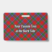 Badge Tartan du Clan Sinclair (Arrière)