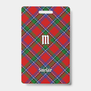 Badge Tartan du clan Sinclair
