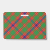 Badge Tartan du clan Snappy Skene (Arrière)