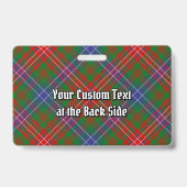 Badge Tartan moderne du clan Wilson (Arrière)