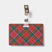 Badge Tartan vif de MacNaughton MacNachtan de clan (Back with Clip)